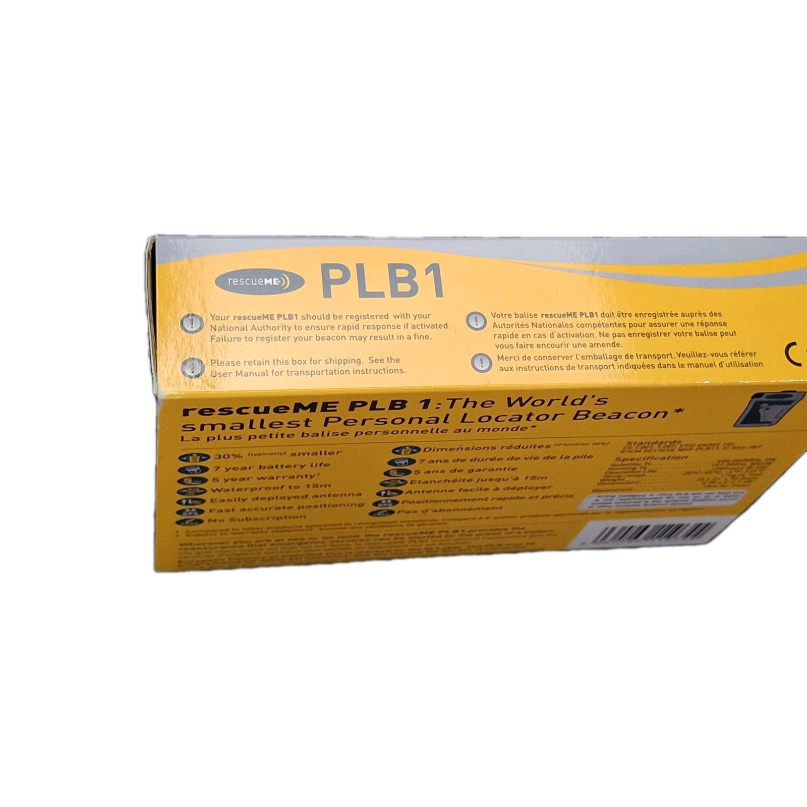 Ocean Signal Rescue Me PLB1 Personal Locator Beacon Outdoor Camping