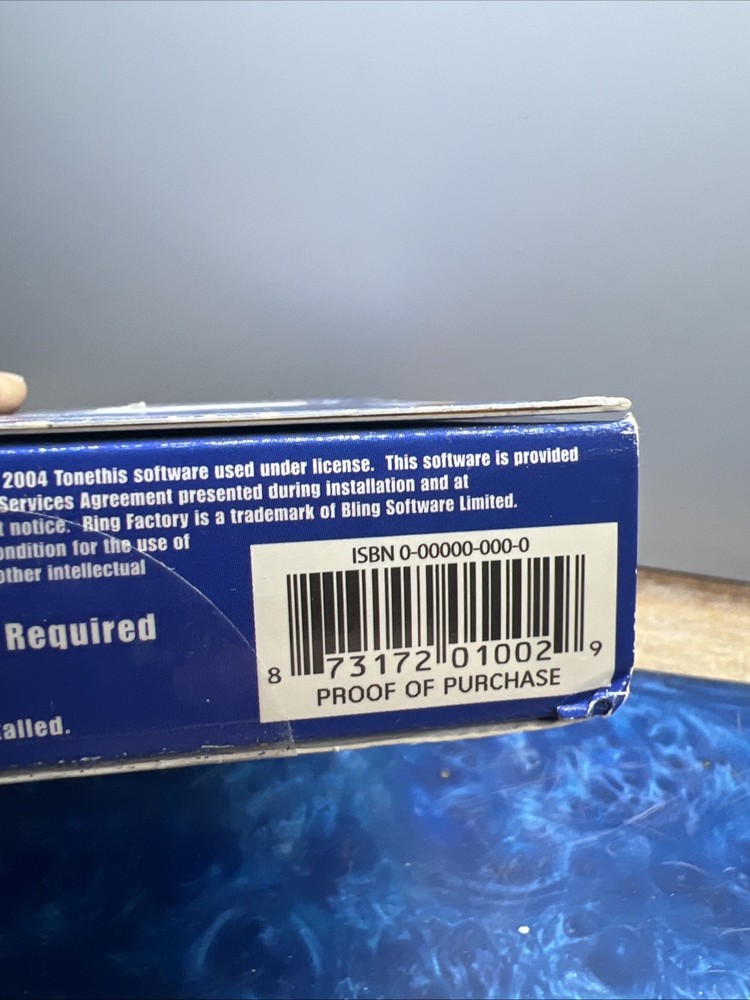 Vintage PC MP3 Ringtone Ring Factory CD-ROM PC Computer Software New Sealed