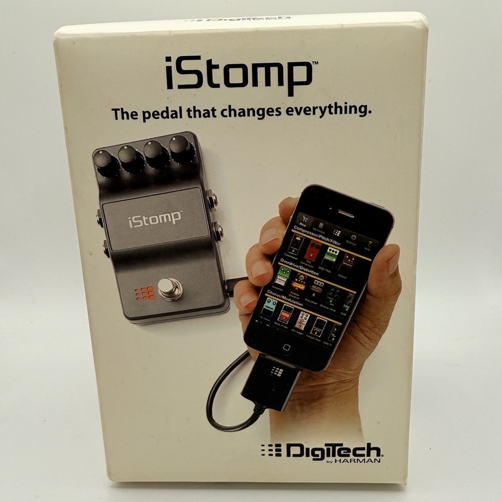 DigiTech iSTOMP DOWNLOADABLE STOMPBOX Multi-Effects Guitar Effect Pedal Digitech