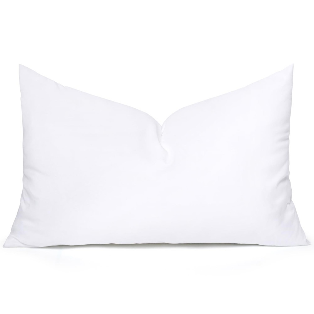 MIULEE Rectangle Throw Pillow Insert Stuffer Sham - Premium Decorative Cushion 1