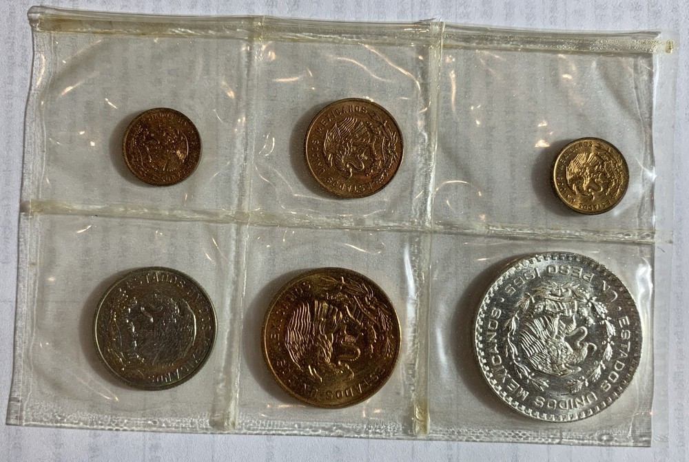 1965 MEXICO MINT SET, UNC