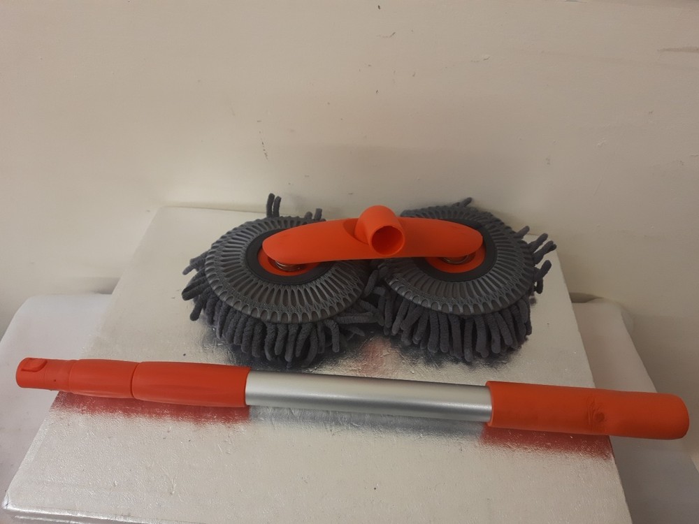 Car Wash Mop with Retractable Long Handle Double Head