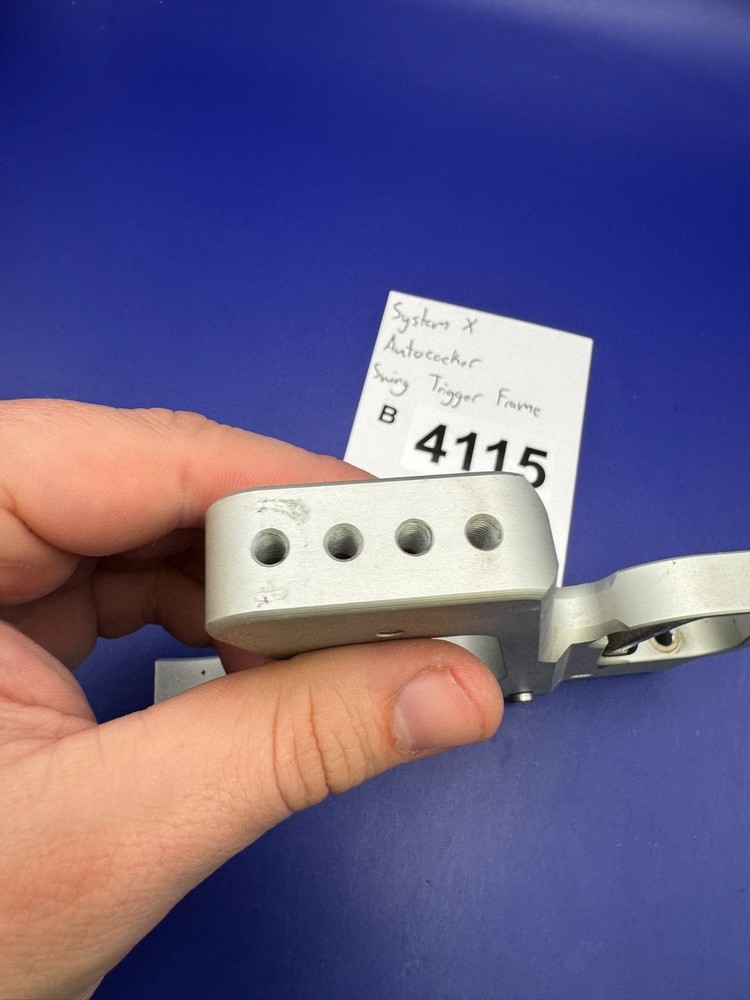 System X Autococker Swing Trigger Paintball Marker Frame-Silver