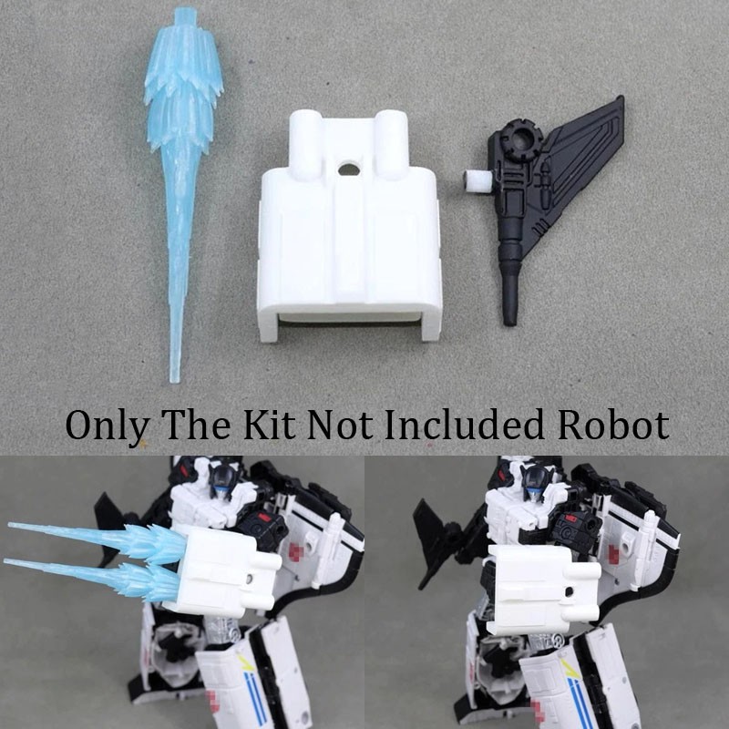 For Legacy Velocitron Galaxy Shuttle Tail Fin Flame Upgrade Kit Accessories