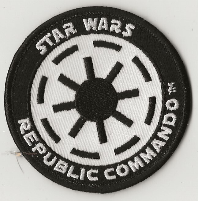 STAR WARS REPUBLIC COMMANDO  Elite Squad Action Iron-on-Patch Xbox
