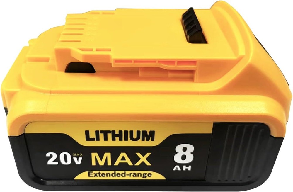2PC 8.0Ah Battery Replace for Dewalt 20V DCB208 DCB206 Drill Tools LED Indicator