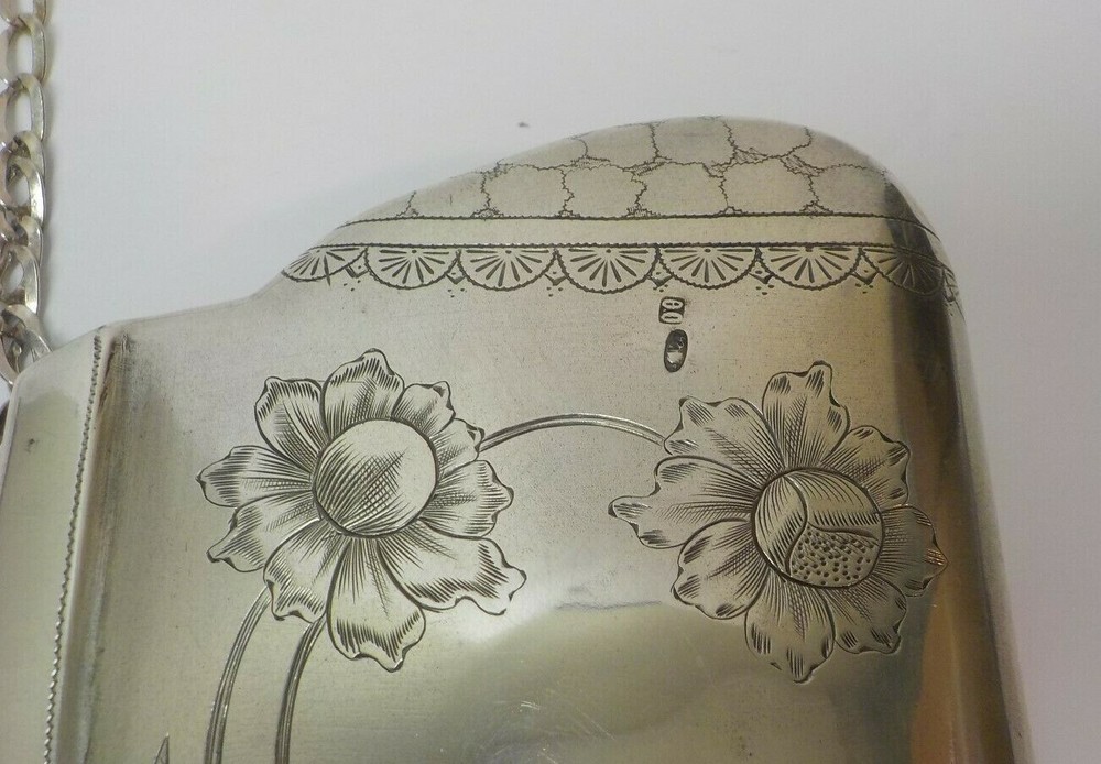 Antique Russian .800 Silver Handbag, c. 1900, Monogram