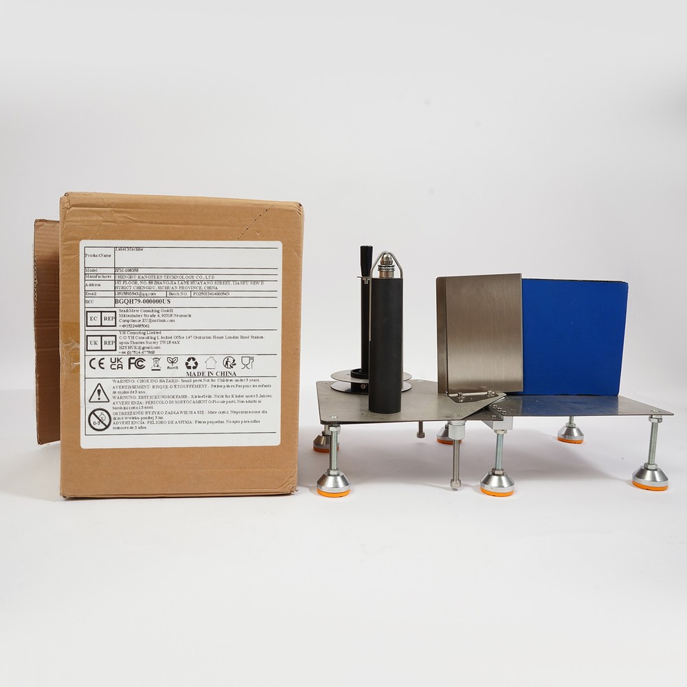 Manual Bottle Label Machine Sticker Peeling Labeling Applicator Square/Polygon