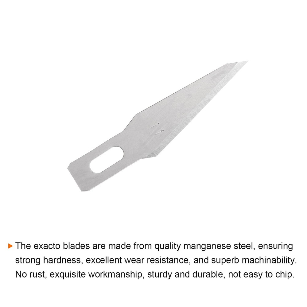 100Pack Exacto Knife Blades #11 Hobby Knife Replacement Blade Refills