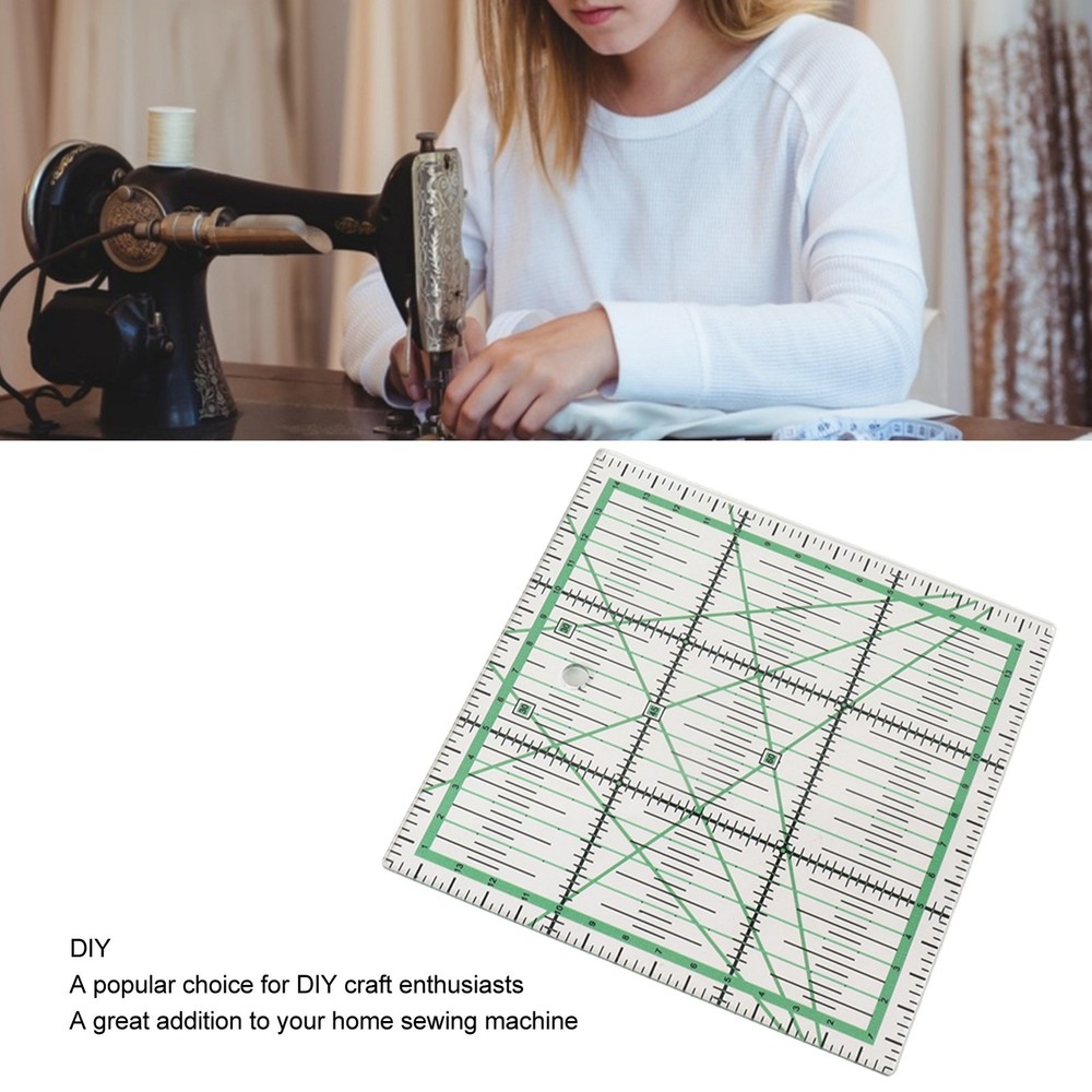 2 Pack Acrylic Quilting Ruler For DIY Sewing Patchwork Measuring Popular
