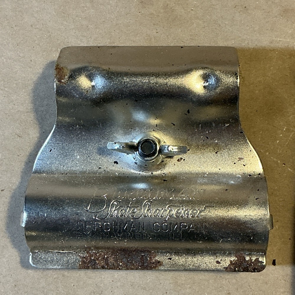 Vintage Berghman Skate Sharpener With Original Box Condition Issues INV-AT02