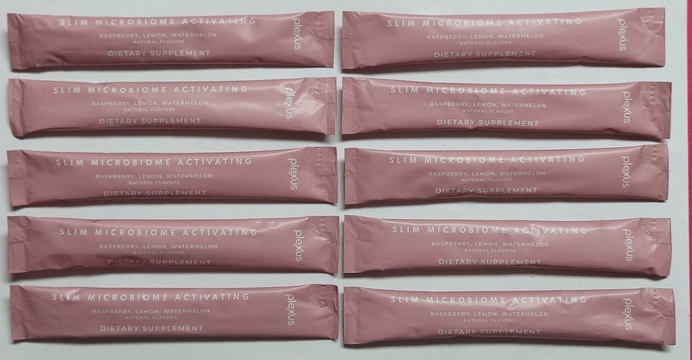 Plexus Microbiome Activating Raspberry Lemon Watermelon 10 Packets New & Sealed