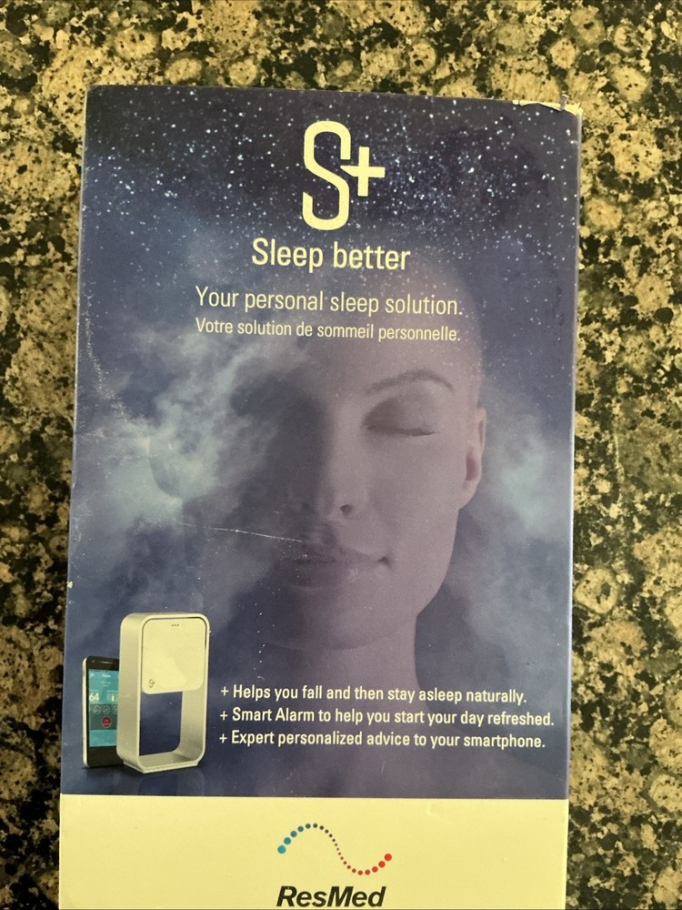 ResMed S+ Sleep Better SleepSensor Technology Personal Sleep Solution Silver