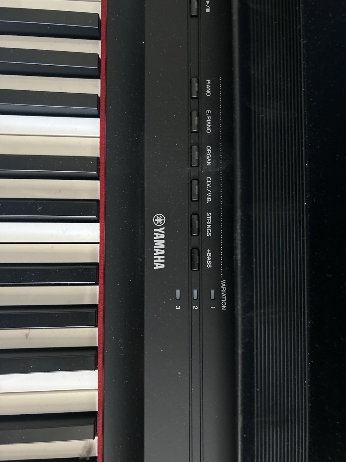 Yamaha P125 Digital Piano 88-Key Black Built-in Speaker Metronome Demo Song