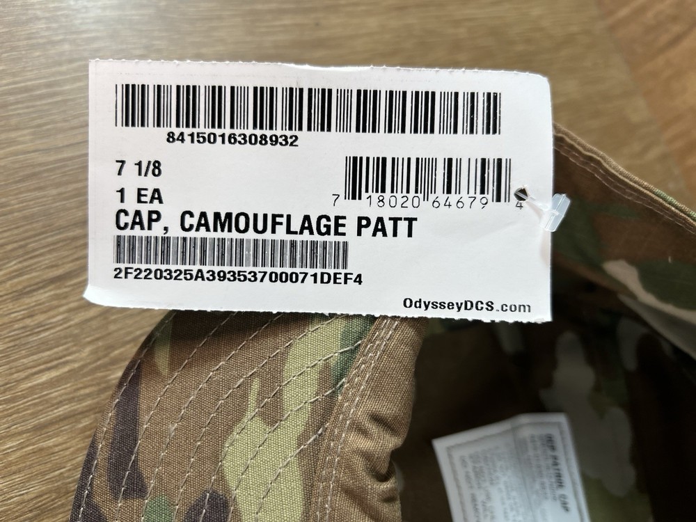 Sekri Military Issue OCP PATROL CAP 7-1/8