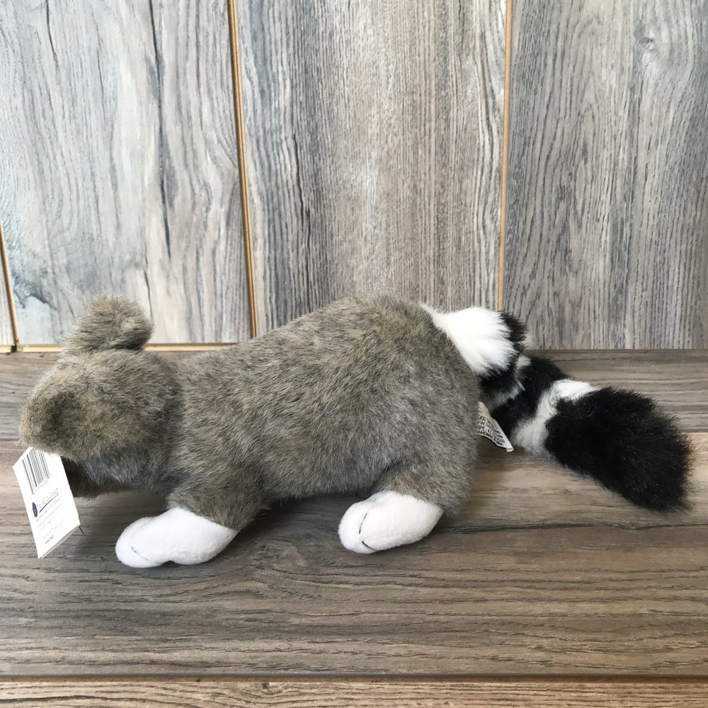 Vintage 2002 Zoona Ringtail Cat Plush With Tags! EXCELLENT! 9”