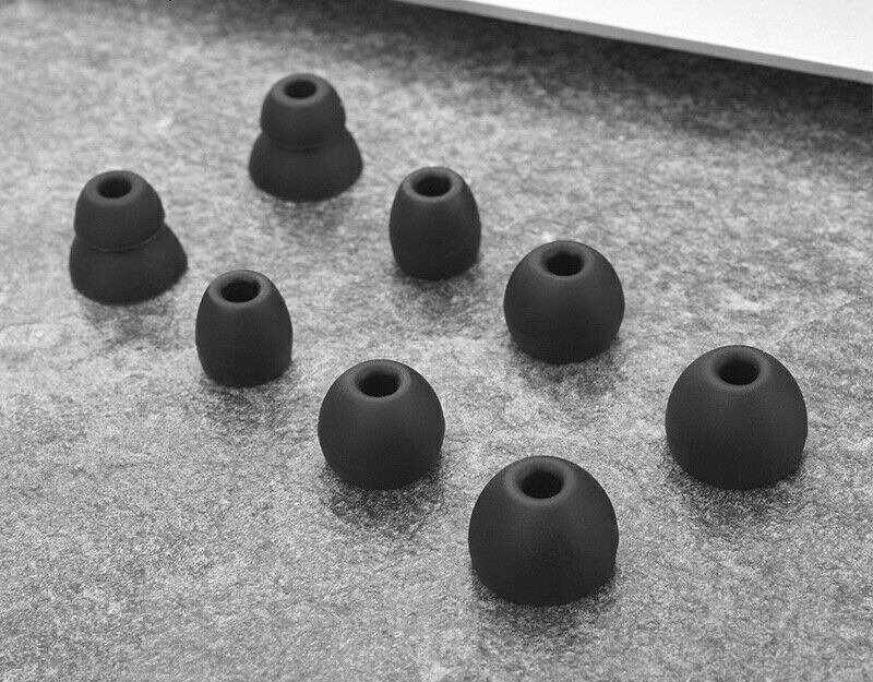 4 Pairs For Beats Powerbeats Pro Ear Tips Buds Silicone True Wireless Headphones