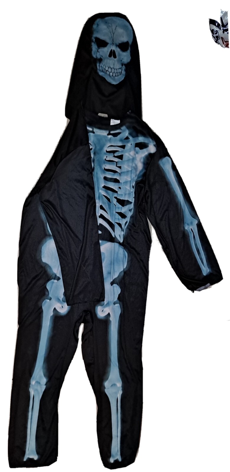 X-Ray Skeleton Costume Jumpsuit Bones Child's One Size Fits Most Science