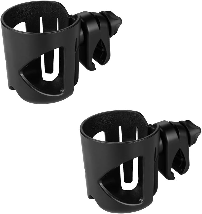 Universal Cup Holder, Stroller Cup Holder, 360° Rotatable Large Caliber Designed