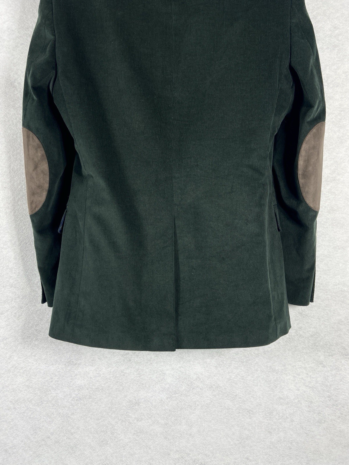 Lauren Ralph Lauren Jacket Men’s 36R Green Corduroy Sport Coat Elbow Patch EUC