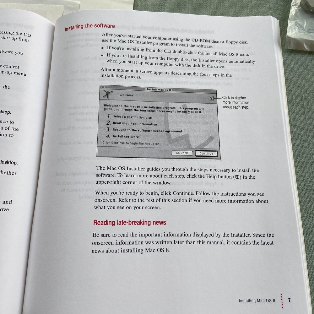 Apple Mac OS 8.0 Install CD Internet Connection Kit Disk Tools Floppy 1997 VTG