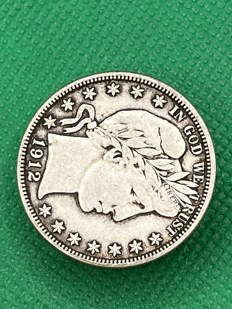 1912 Barber Half Dollar 50c High VF