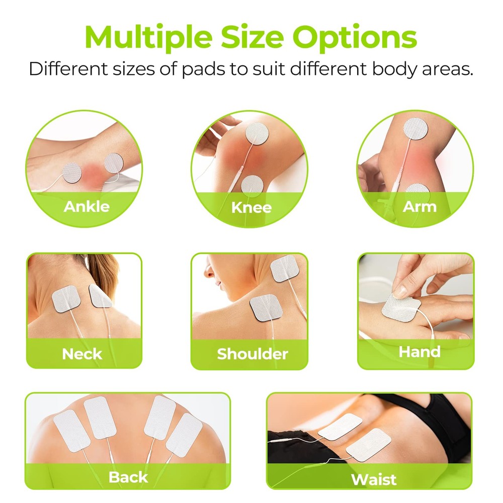 TENS Unit Replacement Pads Combination Set, 20 Packs Multiple Sizes Electrode...