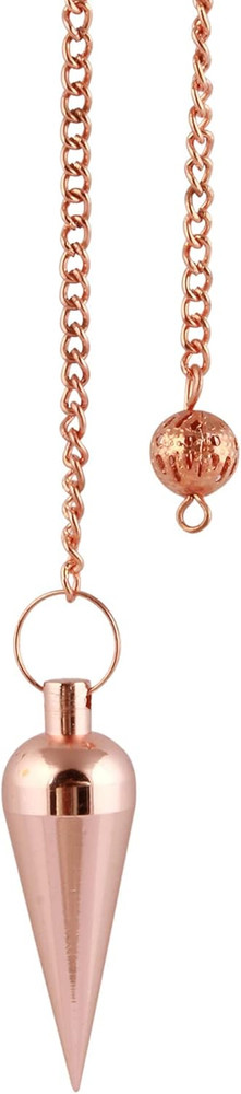 Long Cone Pendulum, Copper Metal Pendulum, Healing Dowsing Pendulum, Divination