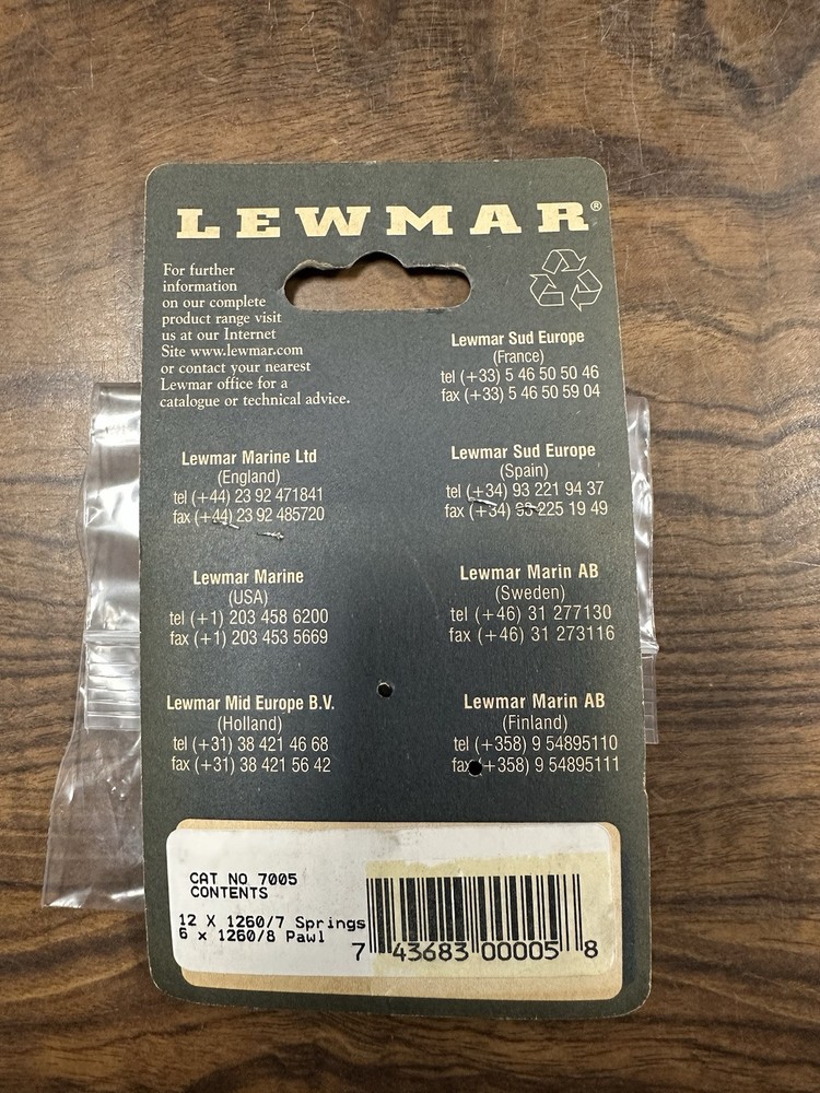 Lewmar Winch Service Kit 19700501