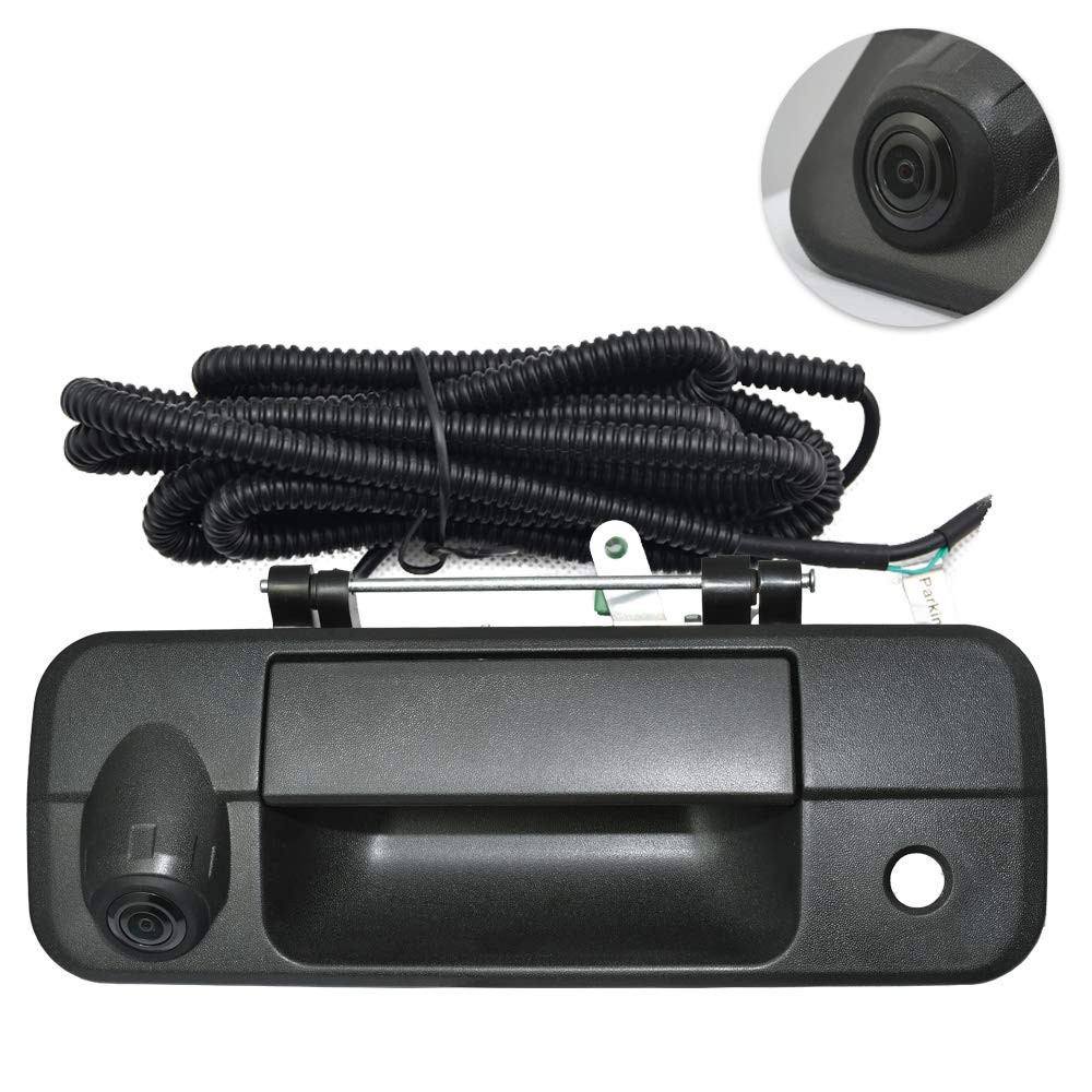 Tundra 07-13 Tailgate Handle Rear View Backup Camera Replacement Black