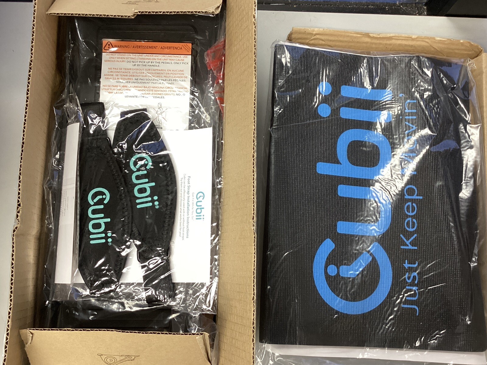 Cubii JR2 Under Desk Elliptical Aqua