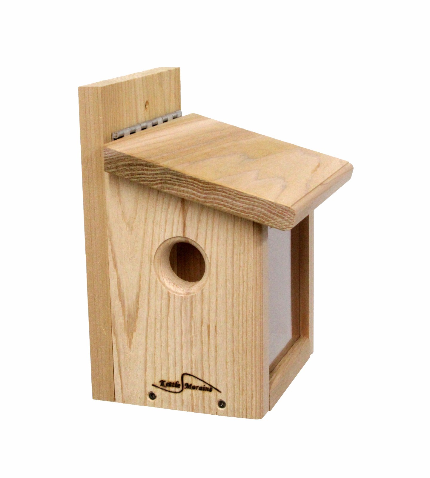 Kettle Moraine Post Mount Bluebird Mealworm Feeder for Live or Roasted Meaworms