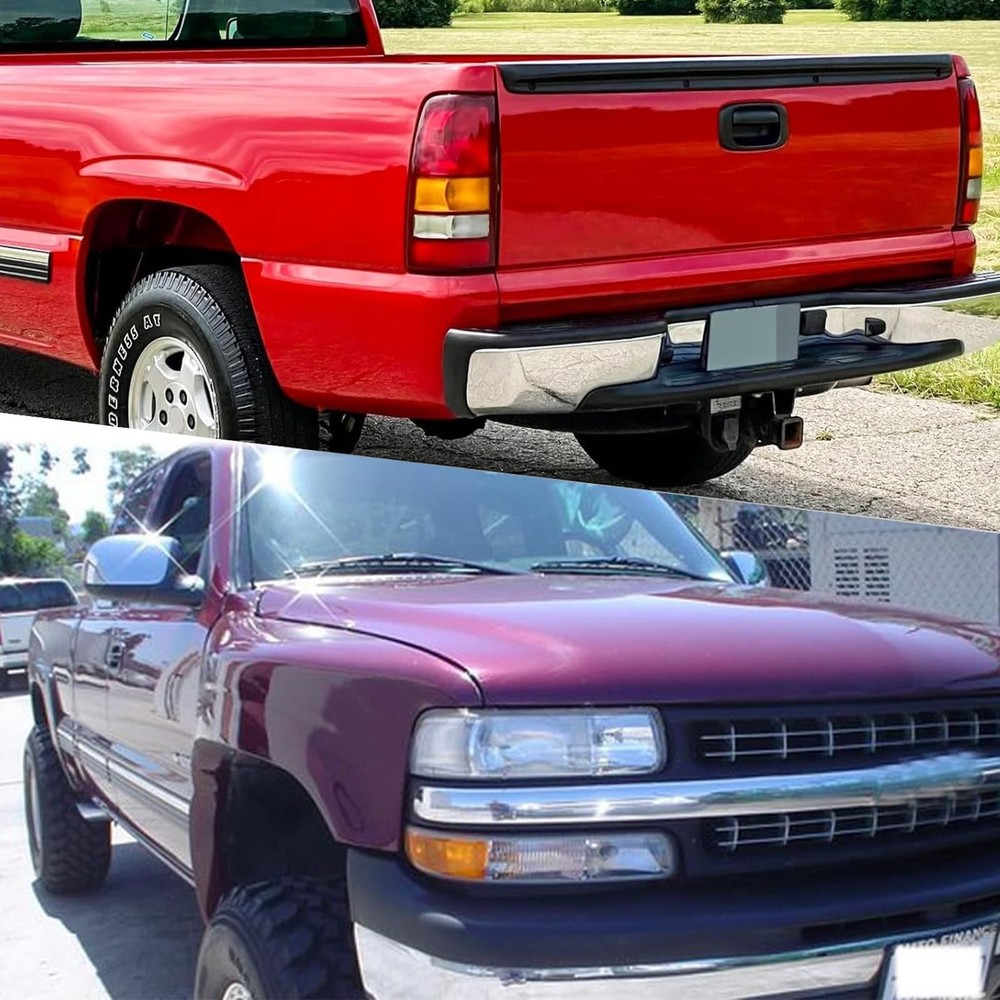 Factory Style Headlights Tail Lights Assembly Combo Compatible with 1999 2000...