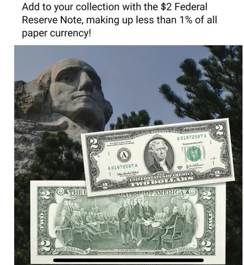 🇺🇸5 Notes Uncirculated Sequential Two Dollar Bills Special Price! Limited