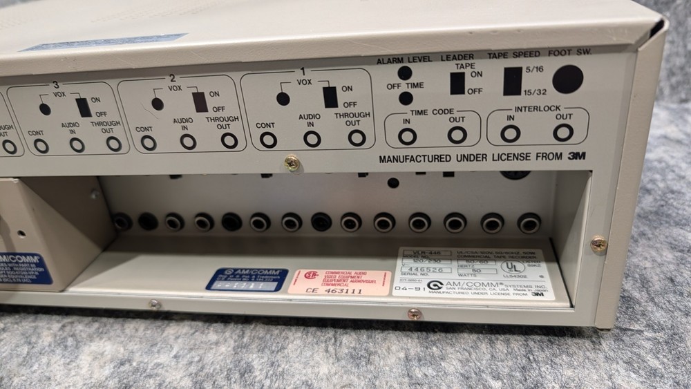 AM/COMM Systems Inc VLR-446 Voice Logging