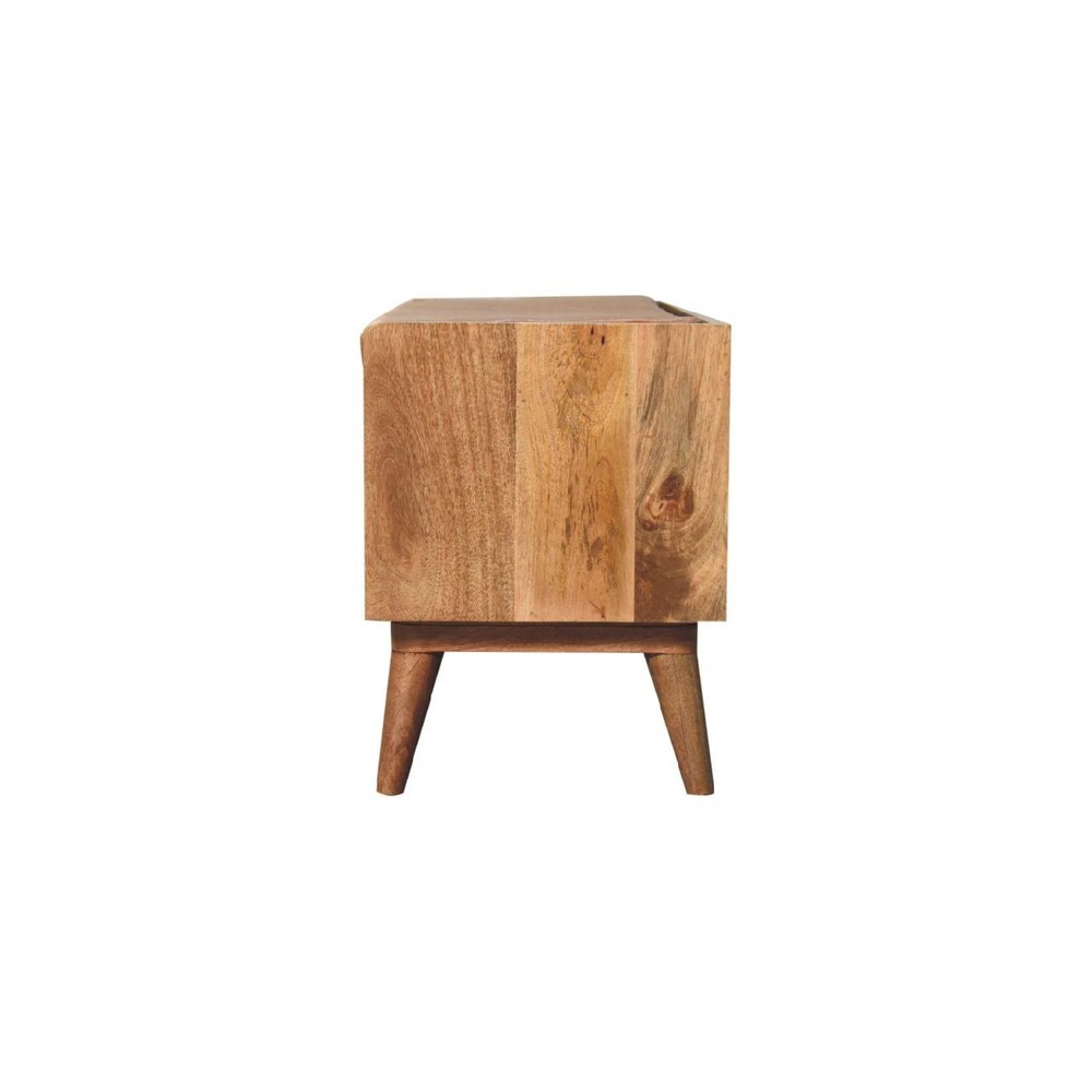Solid Wood Upholstered Bench