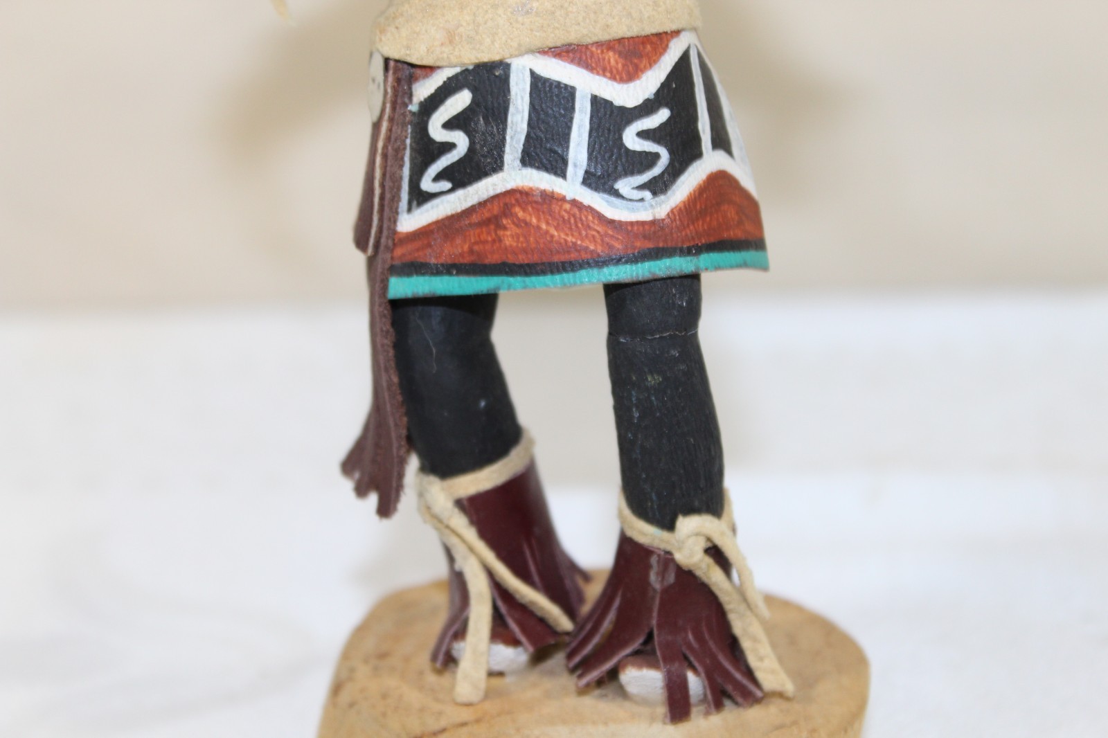 Vintage Hopi Pueblo 7.25" Kachina Doll "Snake Dancer" Signed with Losses