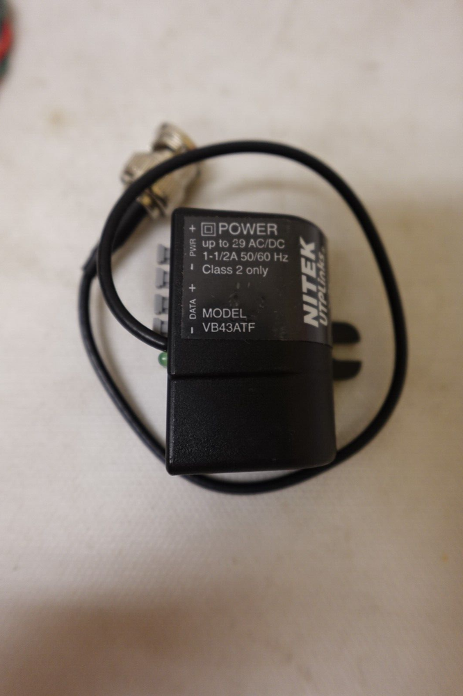 NITEK UTPLinks Video Balun Combiners for Twisted Pair VB43ATF ~ NOS