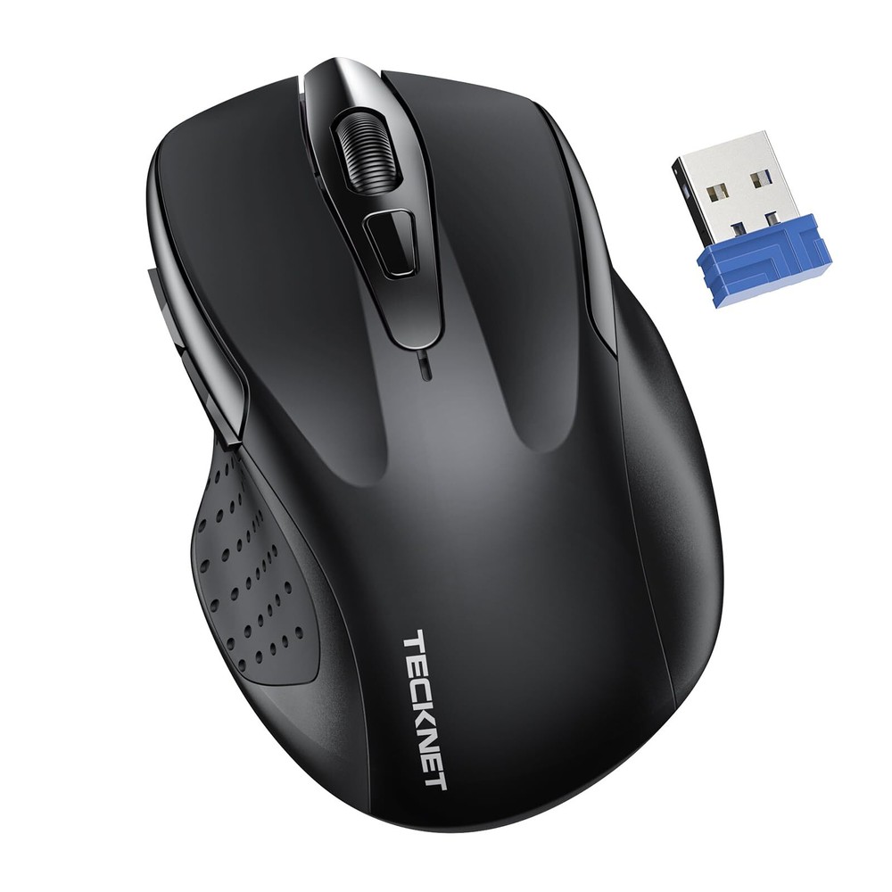 Wireless Mouse 2.4G Ergonomic Optical Mouse Computer Mouse for Laptop PC Comp...