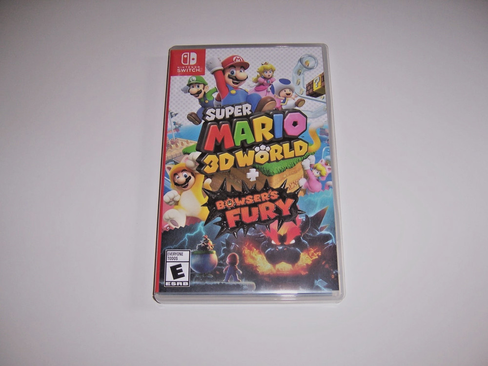 Replacement Case ONLY Super Mario 3d World Bowsers Fury Switch Box UAE Version
