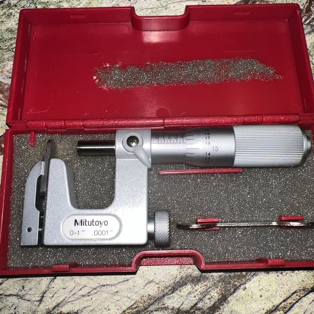 Mitutoyo 117-107 Interchangeable Anvil Micrometer