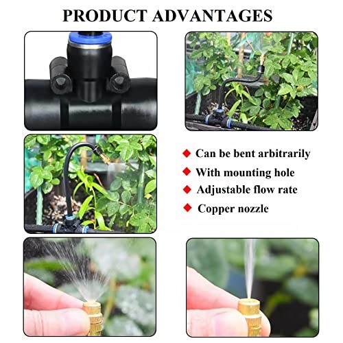 New Quick Connector Drip Irrigation Kits,Automatic Irrigation Copper Nozzle