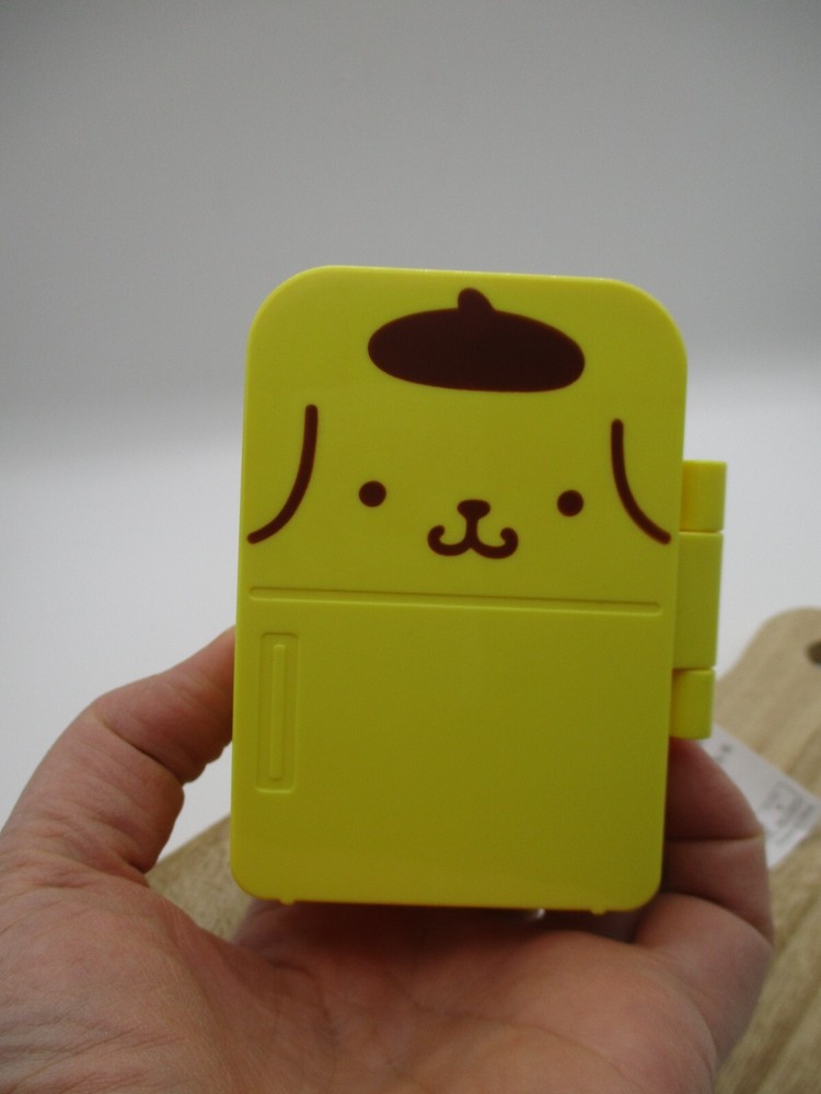 Sanrio Pompompurin mini case Small container wih magnet mac happy set