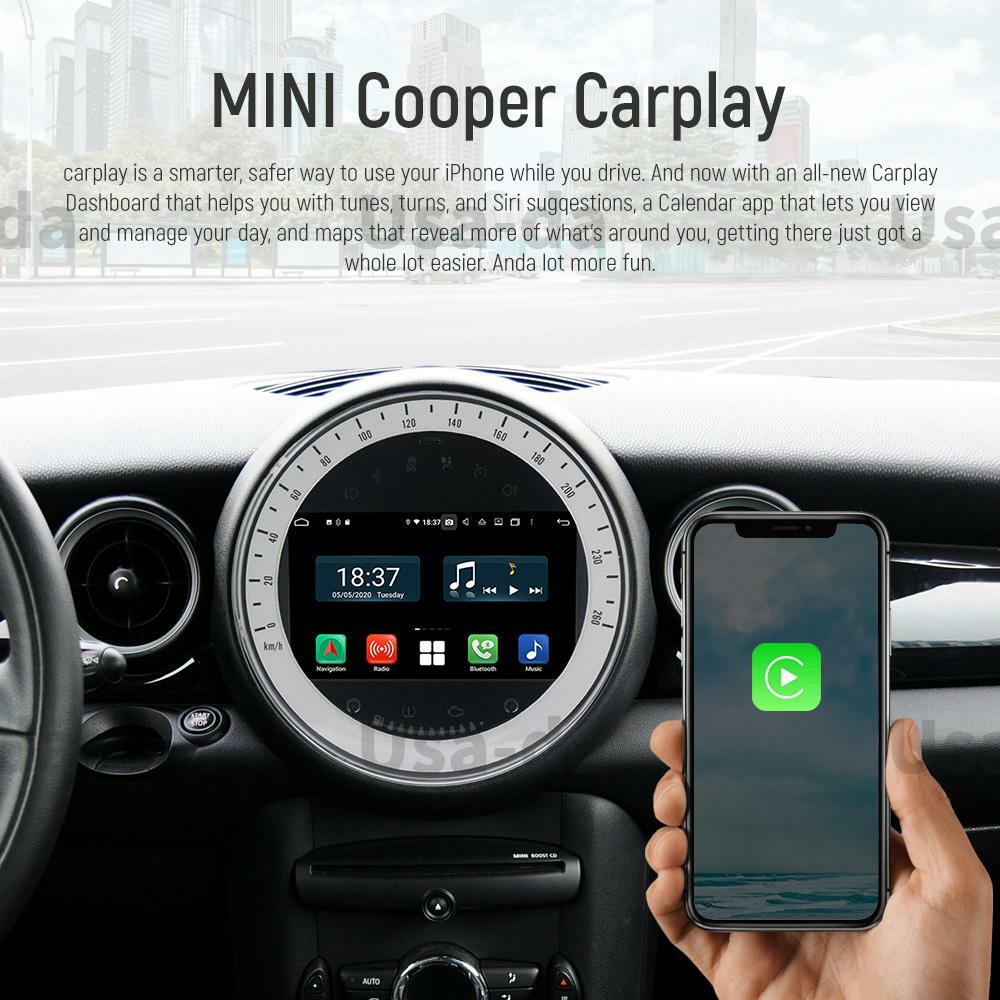 For Mini Cooper 2006-2013 Car GPS Navigation Android Radio Stereo Head Unit4+64G