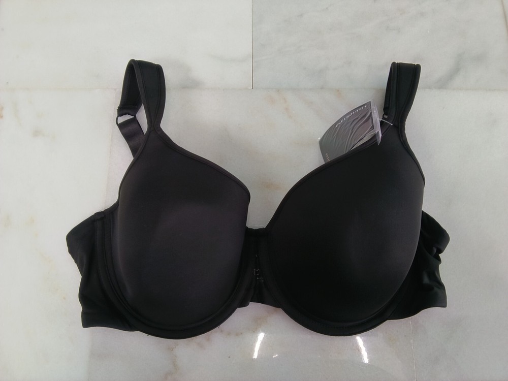 UNDEROUTFIT Ultimate Coverage Bra Underwire Adjustable Straps 38B Black