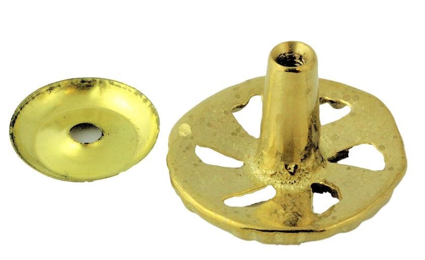 1-1/2" Restorers Classic Solid Brass Knob with Backplate