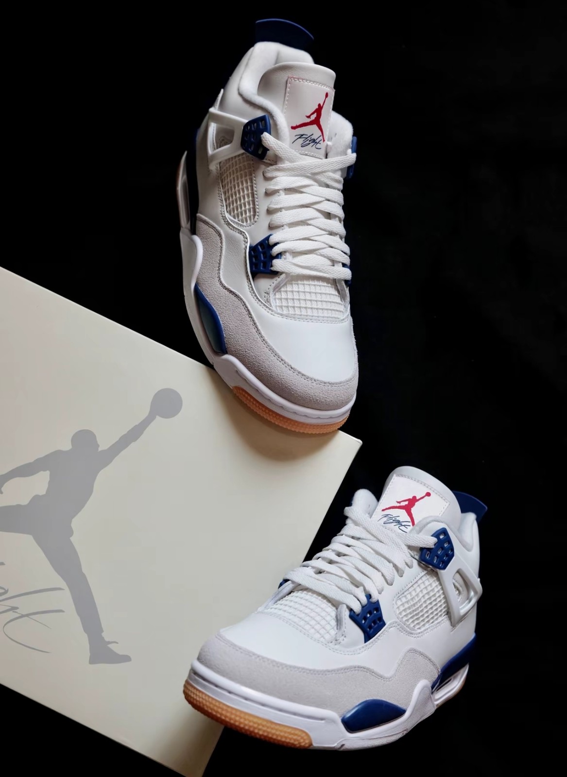 Jordan 4 Retro SB "Navy Blue" Men's Mid Top Basketball Shoes Size 7-12