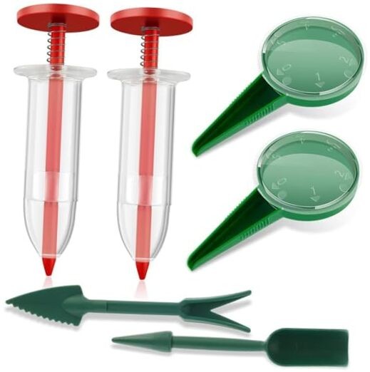 6Pcs Mini Sowing Seed Dispenser,Planter Tool, Handheld Seed Planter, Seed