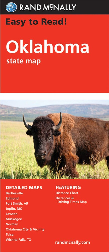 Rand McNally State Maps: Oklahoma and Texas (2 Maps)
