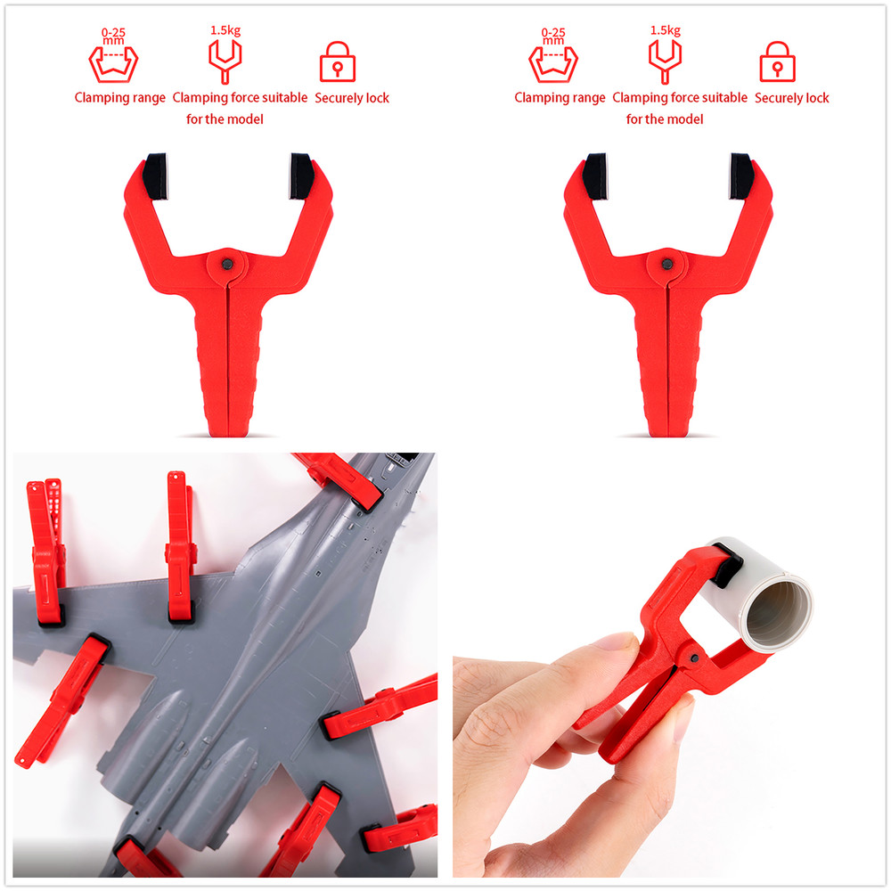 Suitable For Hobby Model DIY 2/4/20 PCS Seamless Auxiliary Clamp Model Tool